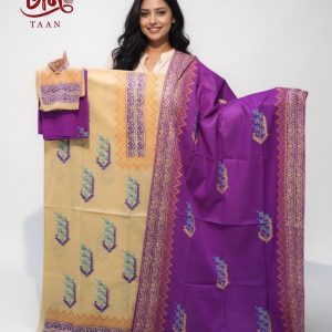 Block Printed Three-piece 08
